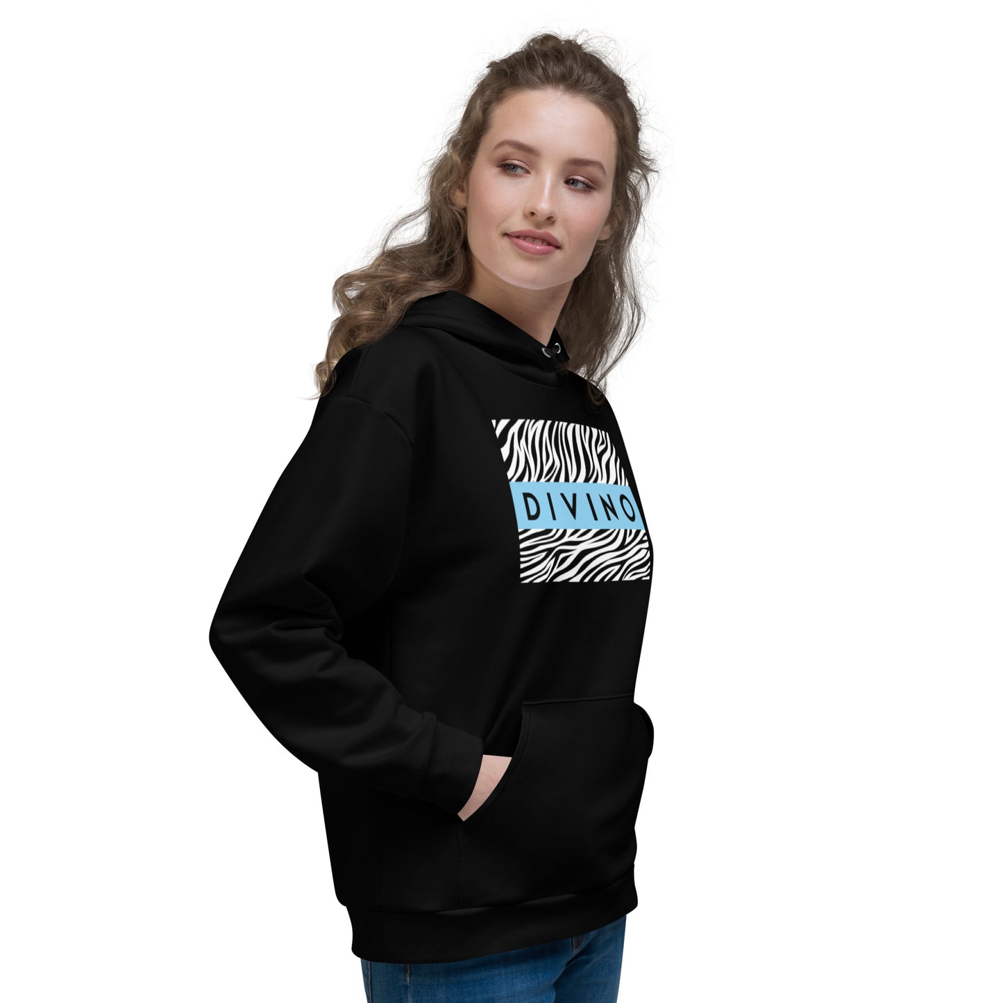 Divino Zebra Print Hoodie