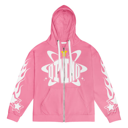 Pink Dare to dream zip hoodie Limited Edition